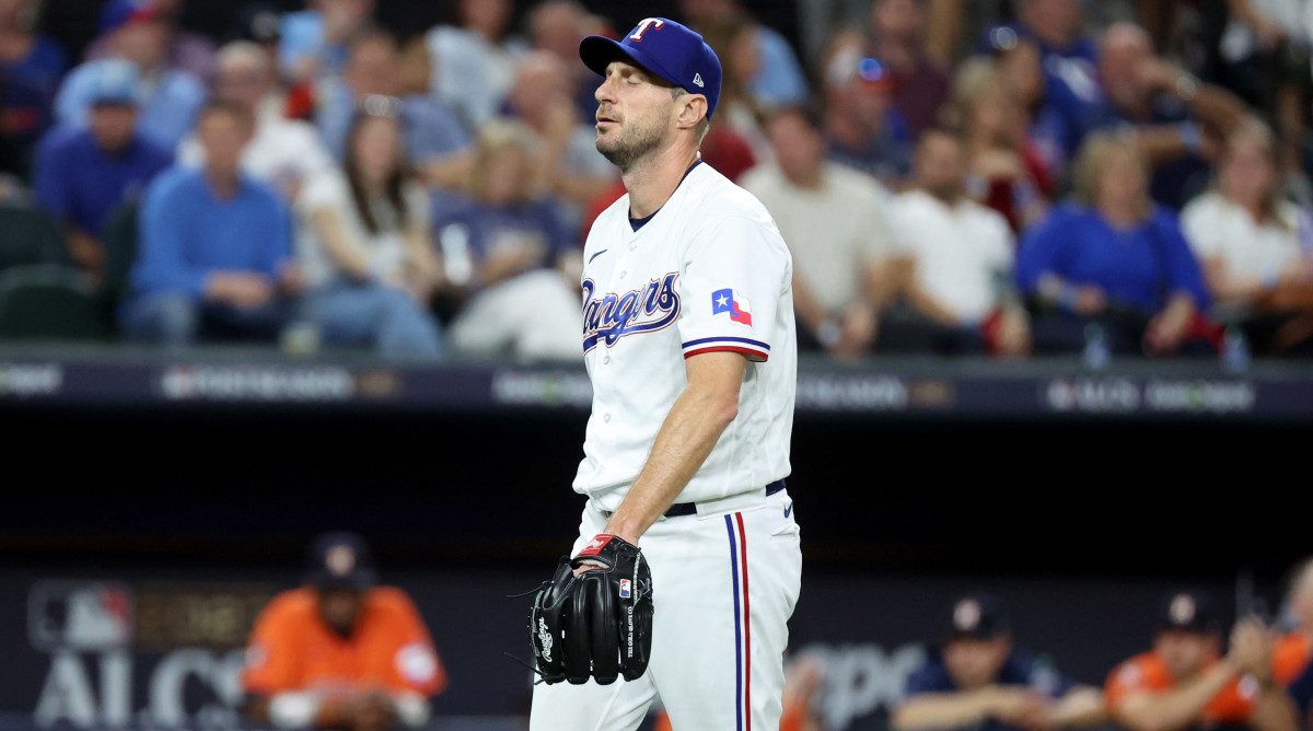 Max Scherzer in Game 3 of the ALCS.